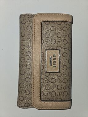 GUESS Brown Monogram Wallet